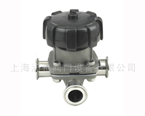 T-type three-way diaphragm valve