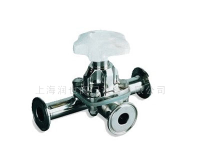 Three-way diaphragm valve of Health